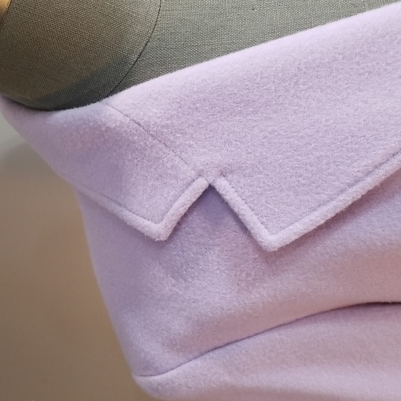 Louben made in Canada wool cashmere mix size 10.  Lavender.  Staple for capsule - Picture 5 of 13